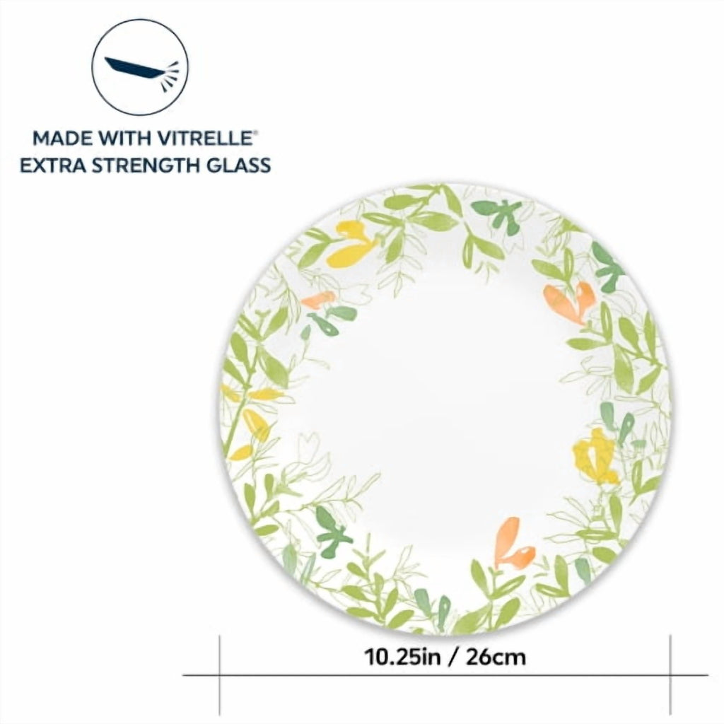 Corelle Contemporary Fruits 10.25" Dinner Plates (Set of 4)