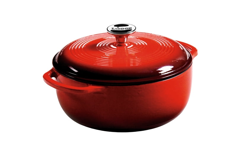 Lodge Cast Iron 4.5 Quart Enameled Dutch Oven - Blue