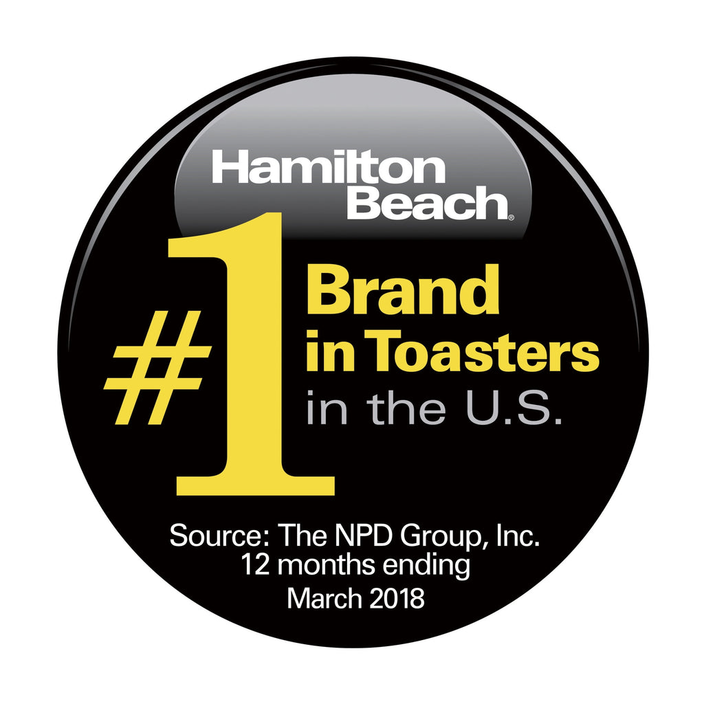 Hamilton Beach 4-Slice Toaster with Extra-Wide Slots - Toast Boost, and Removable Crumb Tray, White
