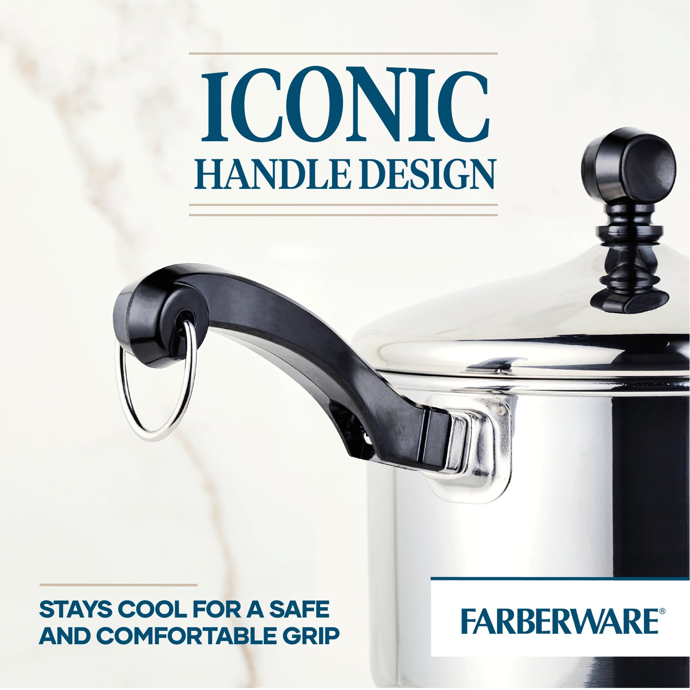 Farberware Classic Series 2 Quart Stainless Steel Sauce Pan with Lid - Induction Compatible, Metal Utensil and Dishwasher Safe, Stainless Steel