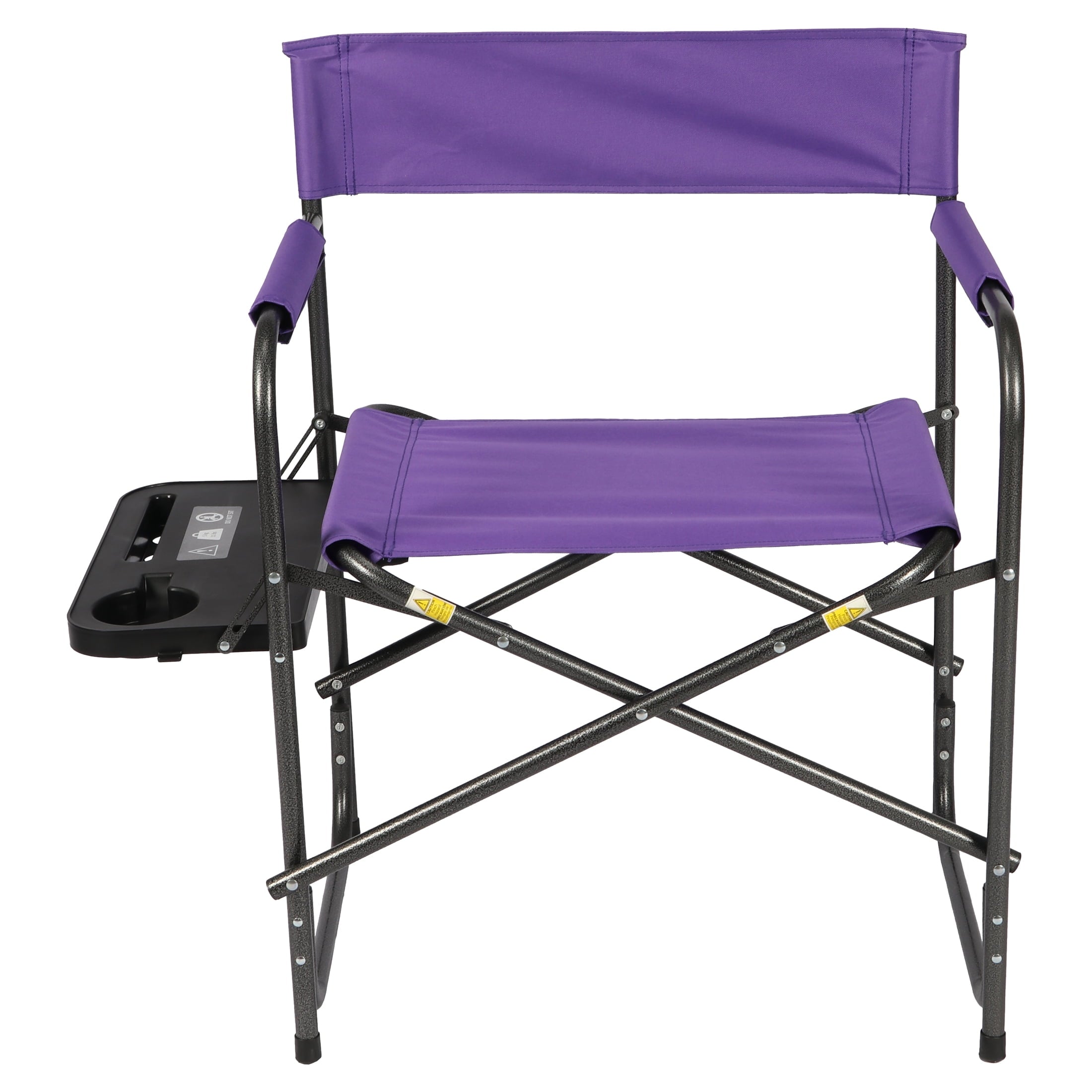 Ozark Trail Director Chair with Side Table - Purple