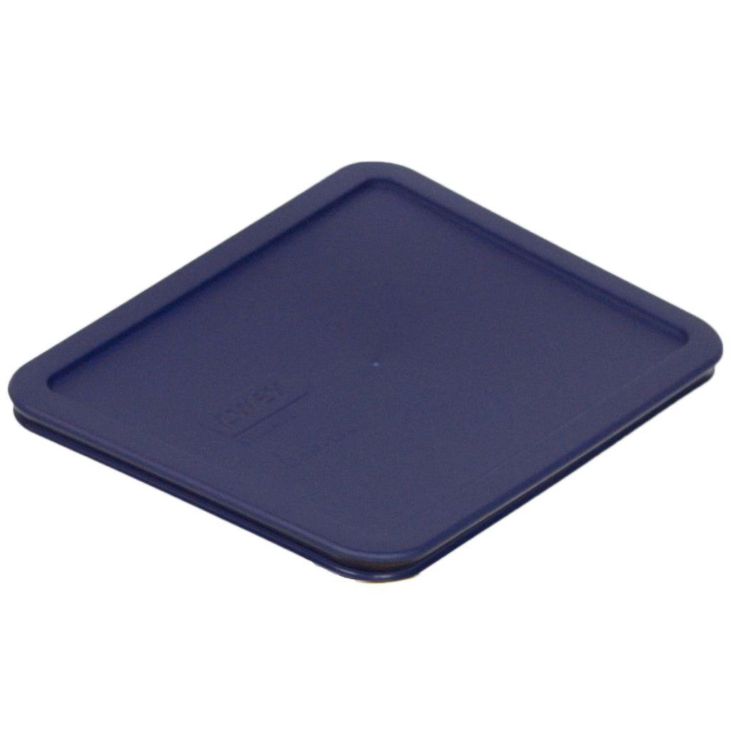 Pyrex 7211-PC Blue Rectangle Plastic Storage Replacement Lid Cover (4-Pack)