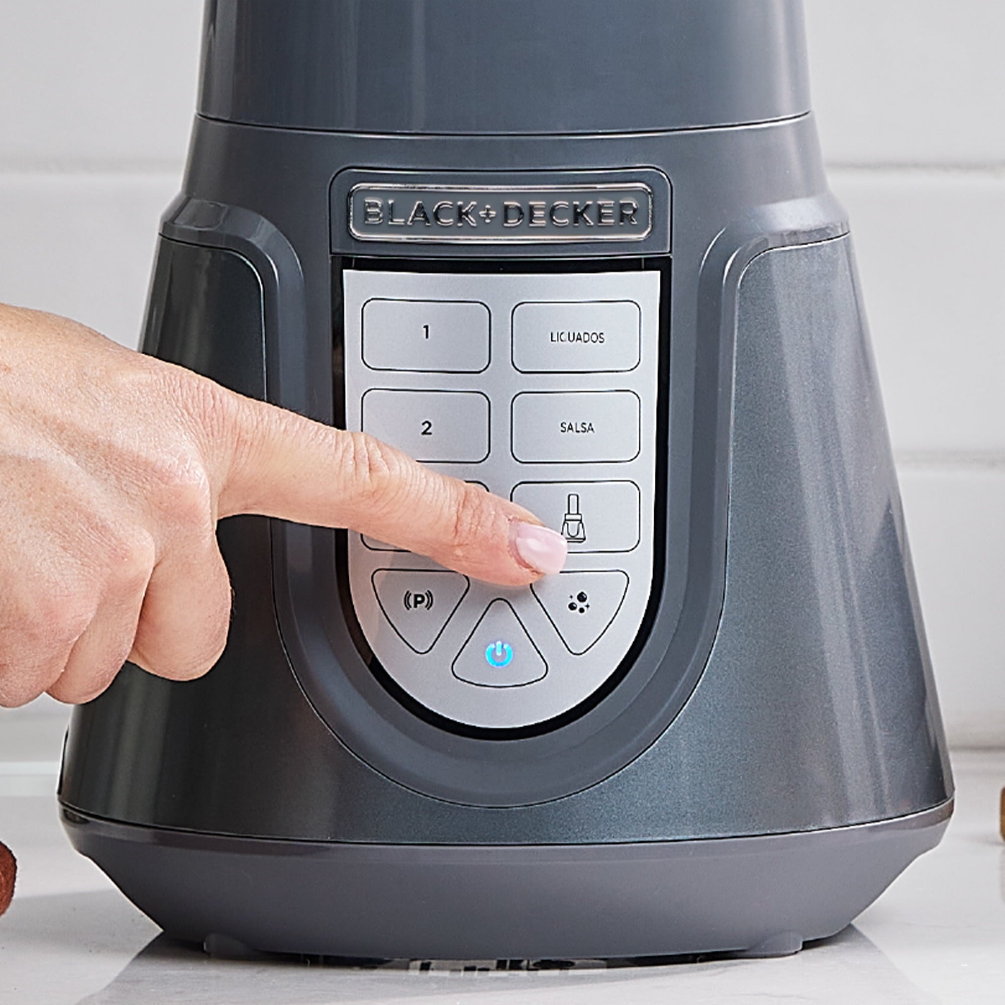 BLACK+DECKER Quiet Blender with 48 oz Glass Jar and 1000W Power - 3 Speeds