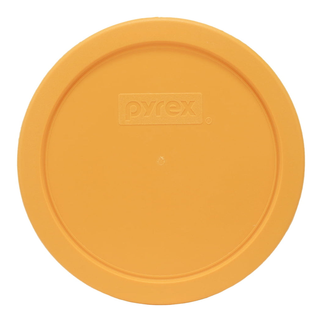 Pyrex 7401-PC Lemon Drop Yellow 3-Cup Food Storage Replacement Lid (2-Pack)