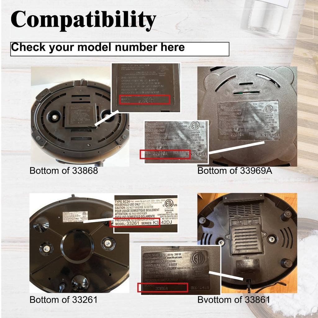 6qt slow cooker cramic pot replacement compatible with Hamilton Beach slow cooker models 33969A 33861 33866 33261