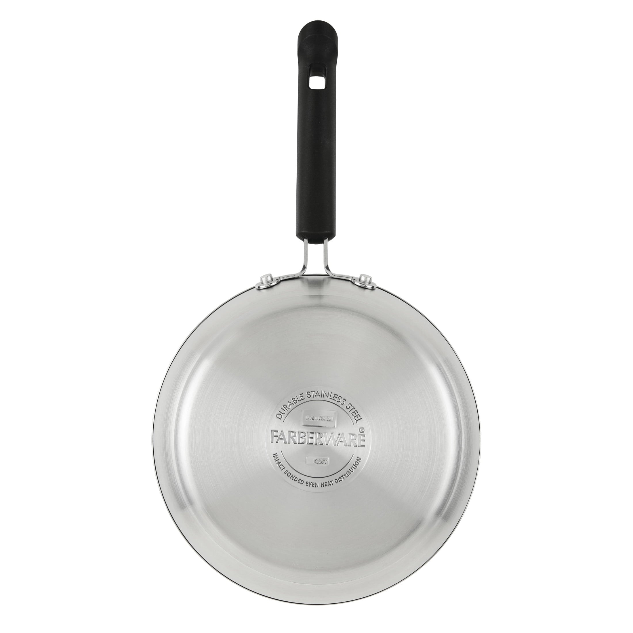 Farberware TrueCook Stainless Steel 14 Pcs Cookware Set - Dishwasher Safe, Metal Utensil and Induction Safe, Stainless Steel