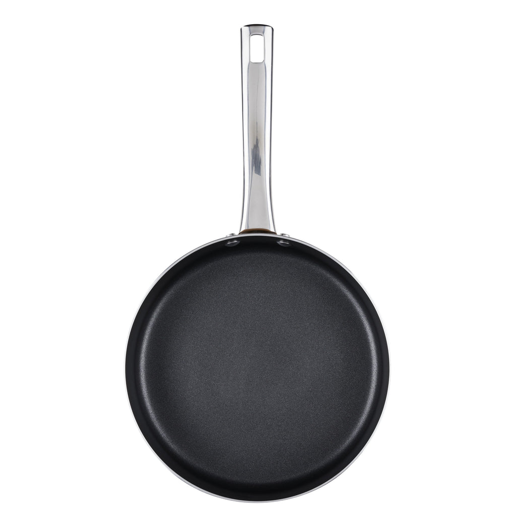 Farberware Style 3 Quart Nonstick Saute Pan with Tempered Glass Lid - Dishwasher Safe and Oven Safe to 500Â°F, Yellow