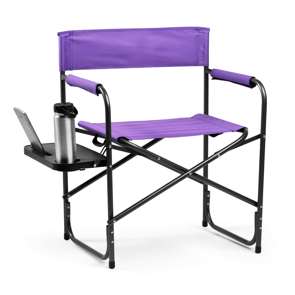 Ozark Trail Director Chair with Side Table - Purple