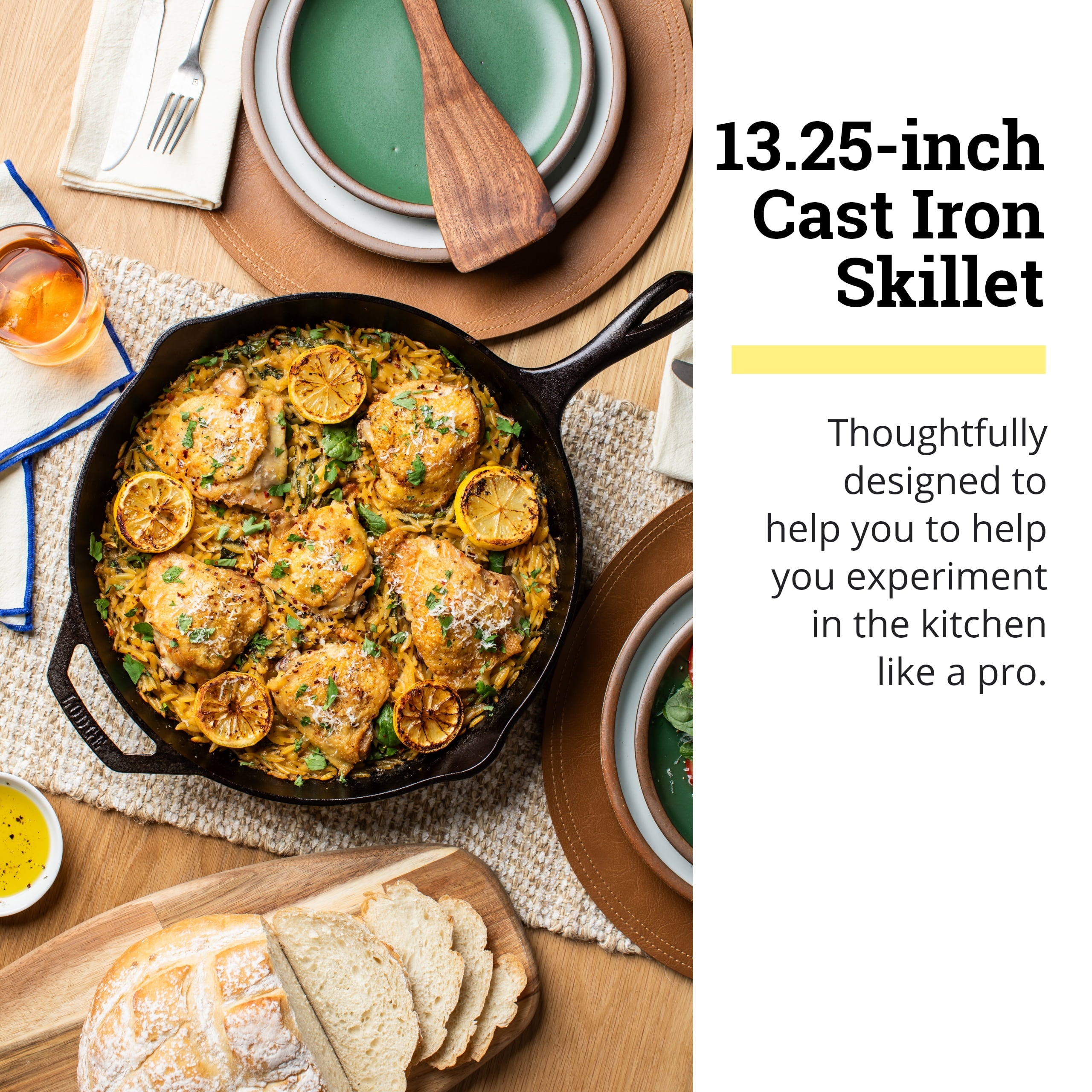 Lodge Chef Collection 13.25" Skillet