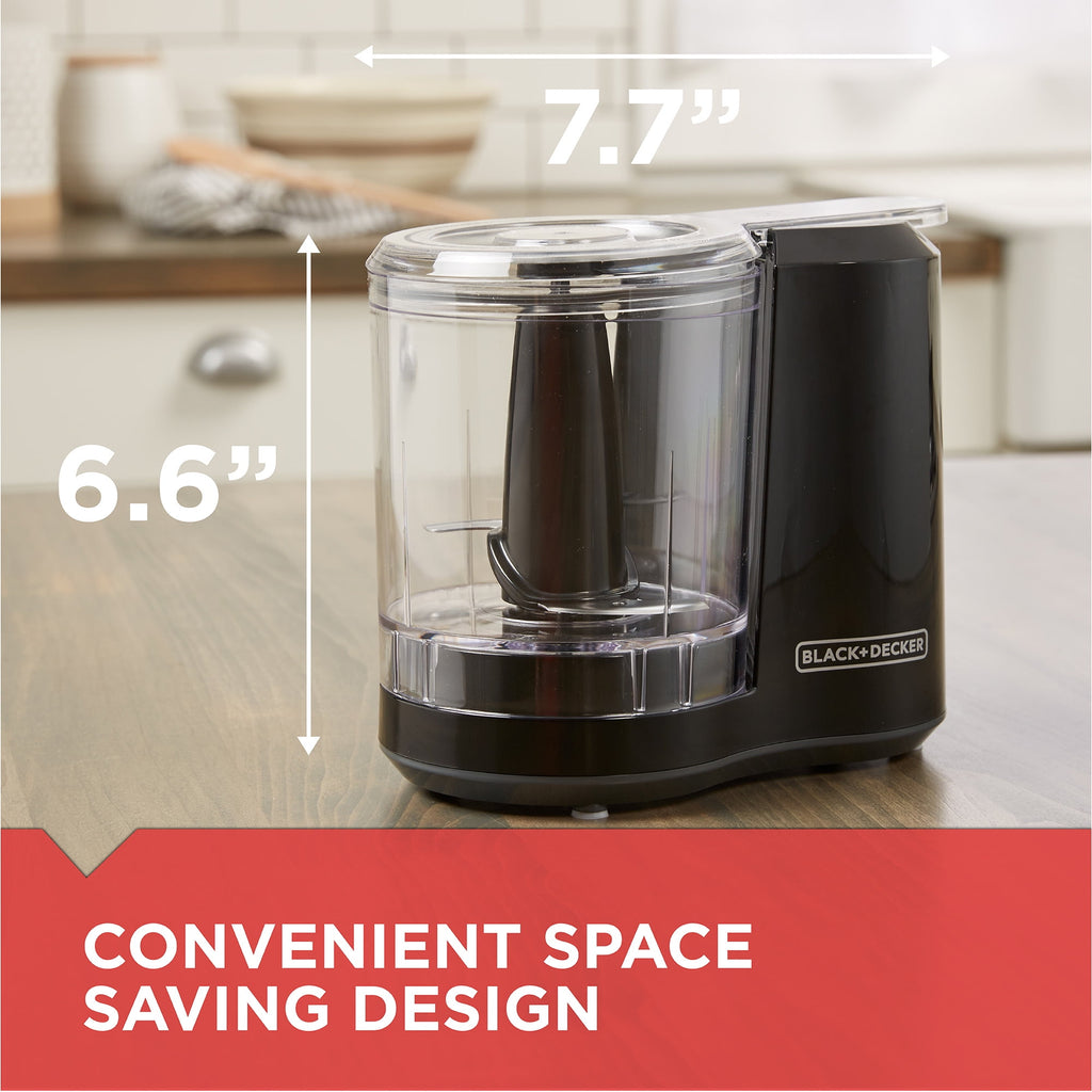 BLACK+DECKER FreshPrep 3-Cup Electric Food Chopper - Black, HC300B