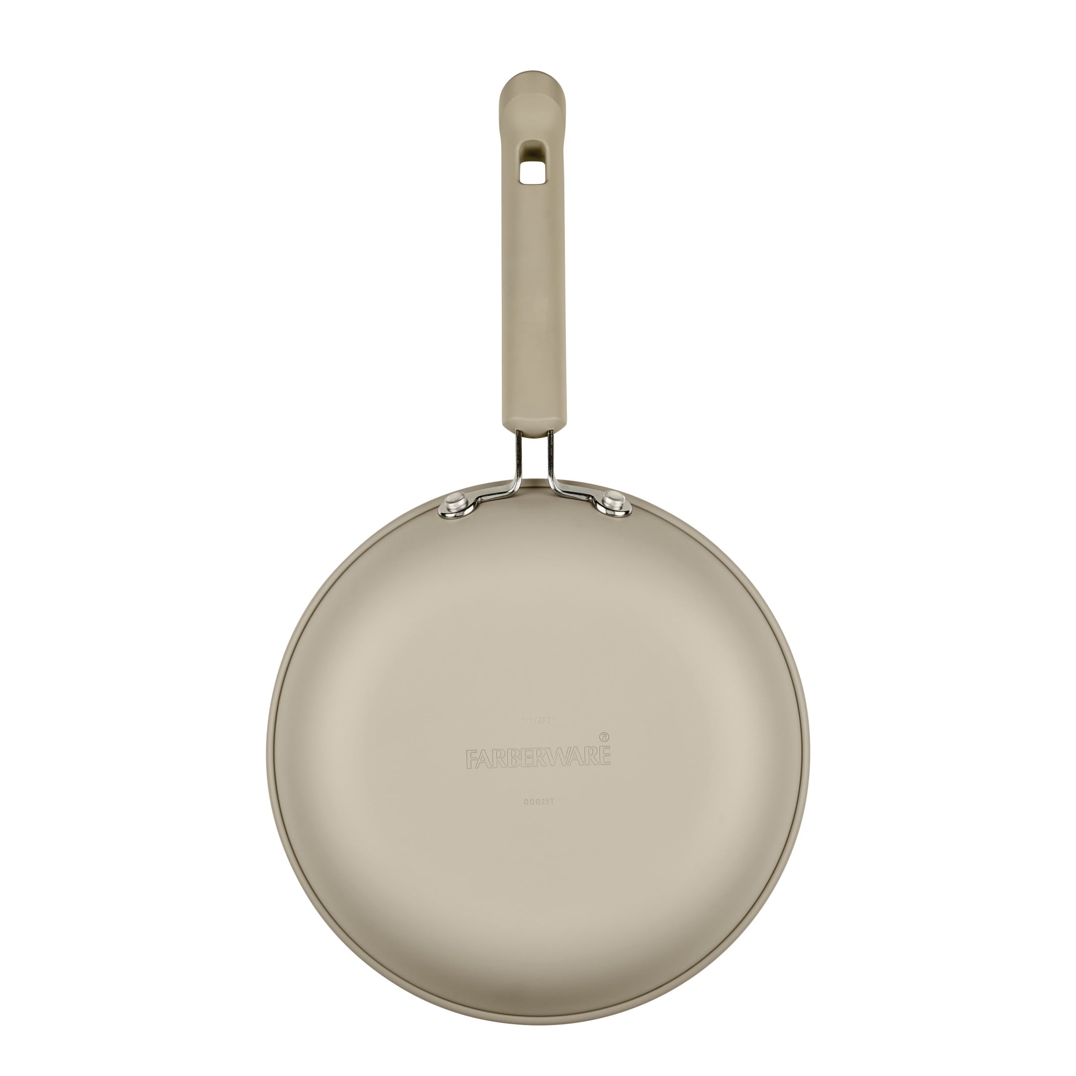 Farberware TrueCook 12pc Ceramic Cookware Set - Dishwasher and Oven Safe, Taupe